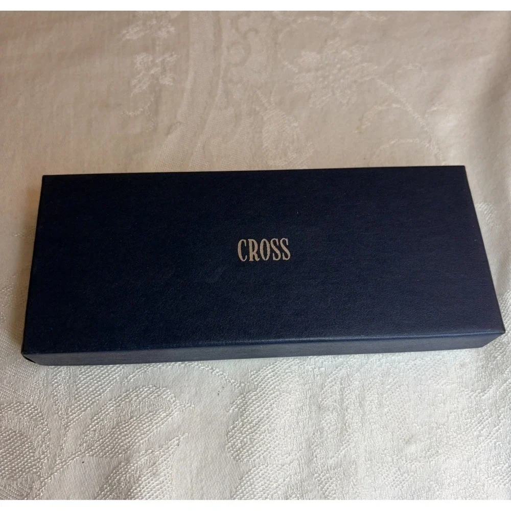 Cross Ballpoint Pen & Pencil Set Lustrous Chrome 3501 FIVE YEAR SERVICE AWARD